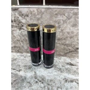 (Lot of 2) REVLON Super Lustrous Glass Shine Lipstick 022 FUCHSIA GLEAM NEW